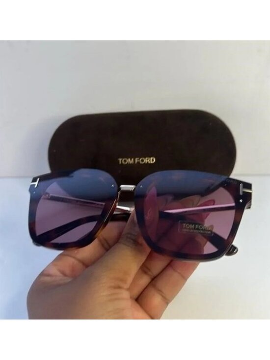 New Authentic TOM FORD TF1014 52Y Philippa 68MM Square Sunglasses main image 4